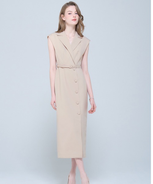 emiriawiz ワンピース French Sleeve Tailored Dress : ZOZOTOWN