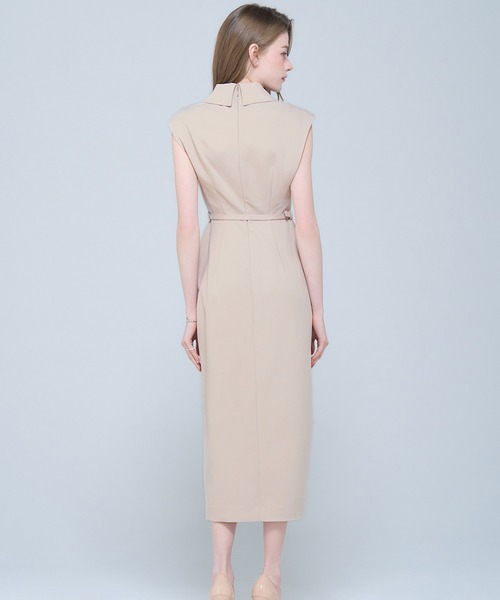 パーティードレス ワンピース French Sleeve Tailored Dress_11
