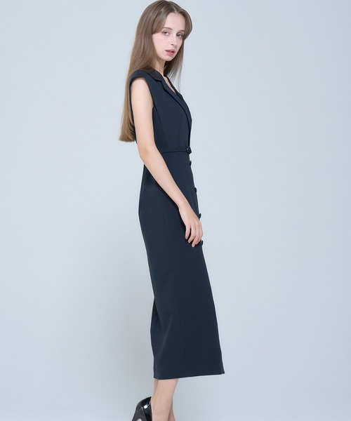ワンピース French Sleeve Tailored Dress emiriawiz ワンピース French Sleeve Tailored Dress : ZOZOTOWN