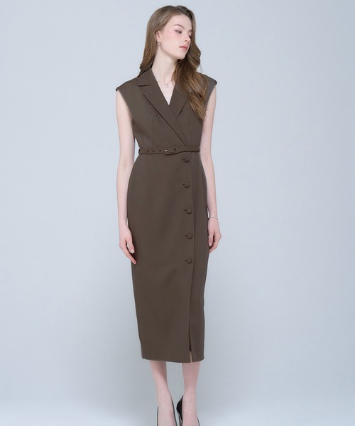 emiriawiz ワンピース French Sleeve Tailored Dress : ZOZOTOWN