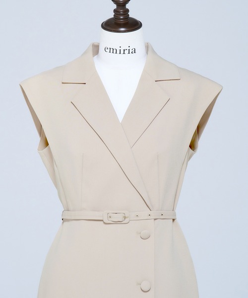 emiriawiz ワンピース French Sleeve Tailored Dress : ZOZOTOWN