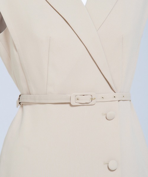 パーティードレス ワンピース French Sleeve Tailored Dress_19