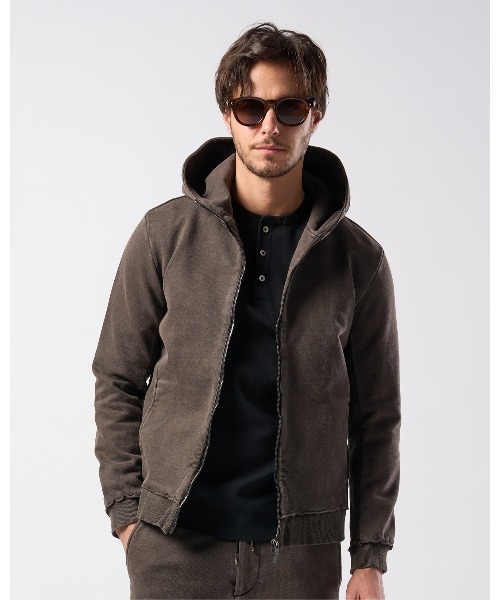 wjk パーカー basic zip-up parka(piece-dyed) メンズ : ZOZOTOWN