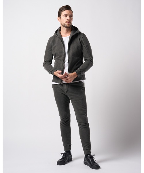 wjk パーカー basic zip-up parka(piece-dyed) メンズ : ZOZOTOWN