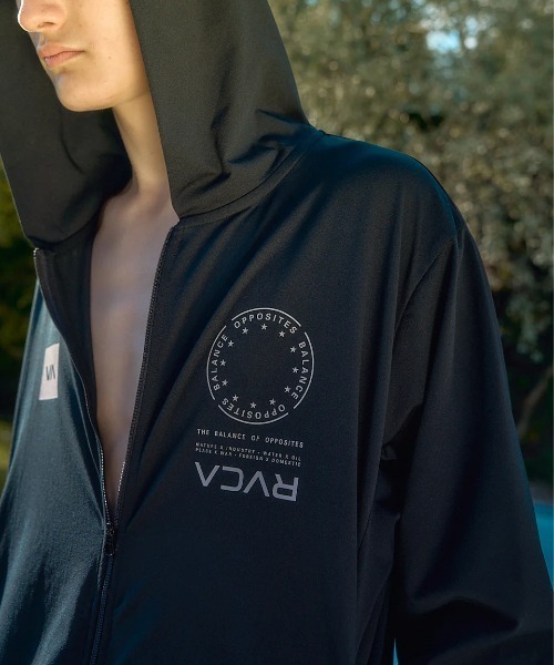 RVCA（ルーカ） ラッシュガード メンズ VA MARK REFLECTIVE SFHD 長袖