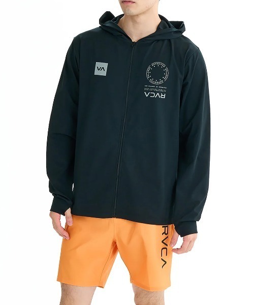 RVCA（ルーカ） ラッシュガード メンズ VA MARK REFLECTIVE SFHD 長袖