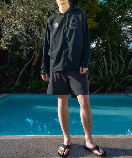 RVCA（ルーカ） ラッシュガード メンズ VA MARK REFLECTIVE SFHD 長袖