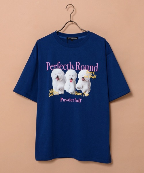 Revo. tシャツ キャット ドッグ アニマルプリント オーバー