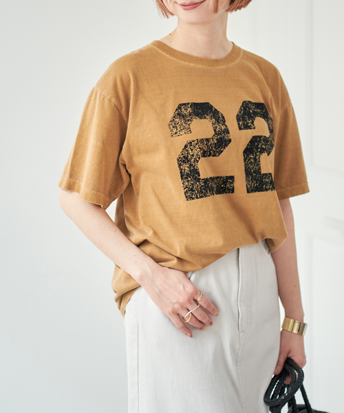 tシャツ AUTHEN / オーセン SS FEC FLOCKY PRINT T-SHIRT レディース AUTHEN / オーセン SS FEC FLOCKY PRINT T-SHIRT（Tシャツ