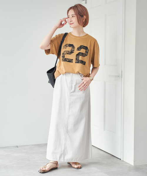 tシャツ AUTHEN / オーセン SS FEC FLOCKY PRINT T-SHIRT レディース AUTHEN / オーセン SS FEC FLOCKY PRINT T-SHIRT（Tシャツ