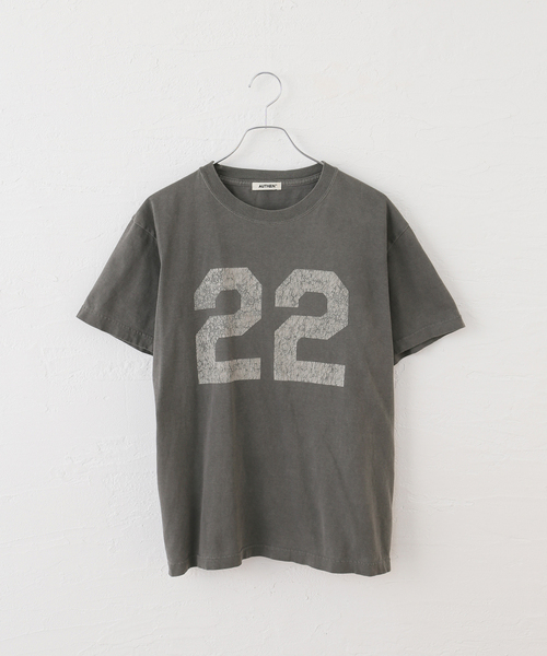AUTHEN tシャツ 「追加」AUTHEN / オーセン NUMBERING FLOCKY T