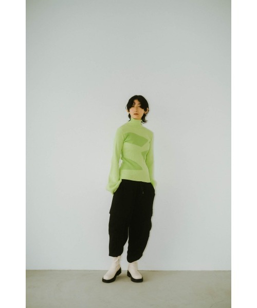 Knuth Marf ニット セーター wide sleeve high neck knit レディース