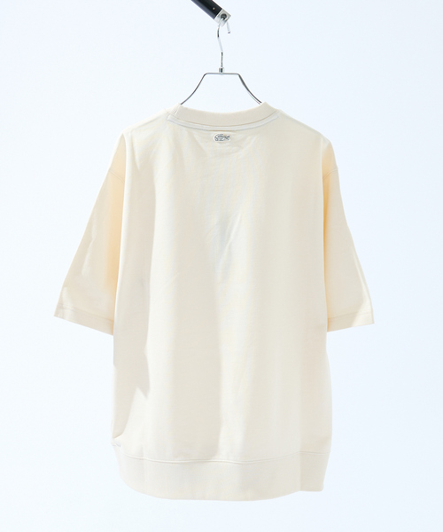 【LACOSTE】トーン・オン・トーンステッチ半袖スウェット LACOSTE tシャツ 「LACOSTE / ラコステ」トーン・オン・トーン
