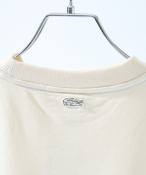 【LACOSTE / ラコステ】トーン・オン・トーンステッチ半袖スウェット / LACOSTE tシャツ 「LACOSTE / ラコステ」トーン・オン・トーン
