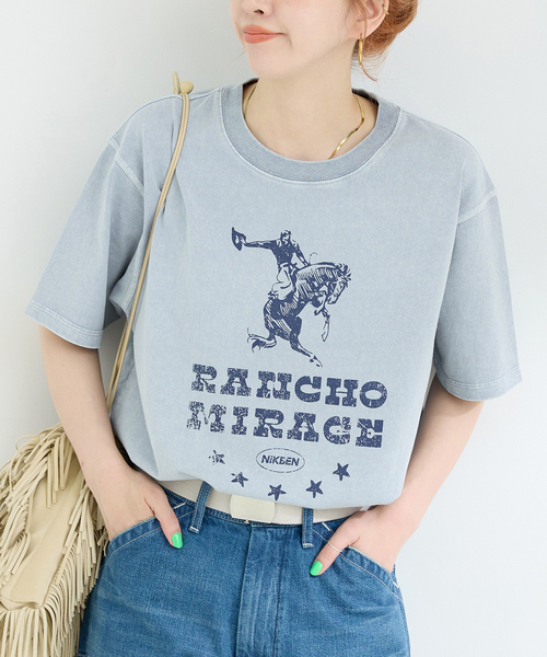 tシャツ NIKBEN / ニックベン 別注 カウボーイTEE レディース