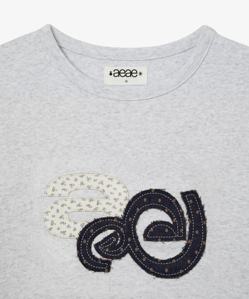 aeae tシャツ 半袖 APPLIQUE LOGO TEE レディース メンズ : ZOZOTOWN