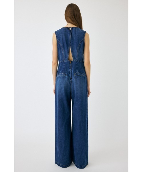 MOUSSY オールインワン BACK SLIT DENIM レディース : ZOZOTOWN