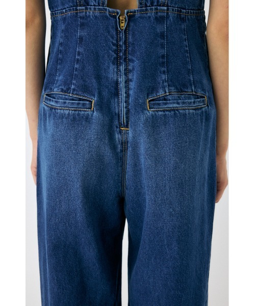MOUSSY オールインワン BACK SLIT DENIM レディース : ZOZOTOWN