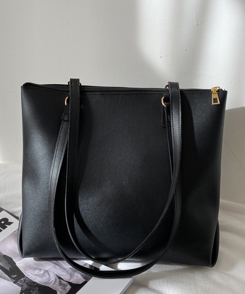 VIBGYOR トートバッグ urbanfemine./ A4収納 大容量PUレザートート
