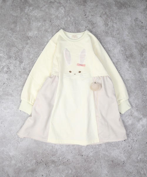 la poche biscuit（ラポシェビスキュイ） ワンピース うさぎワンピース