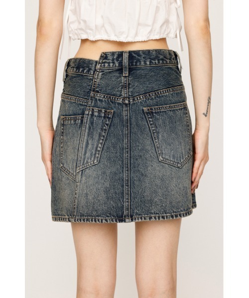 SLY（スライ） デニムスカート J/W SWITCHING S/SK ジャストウエスト