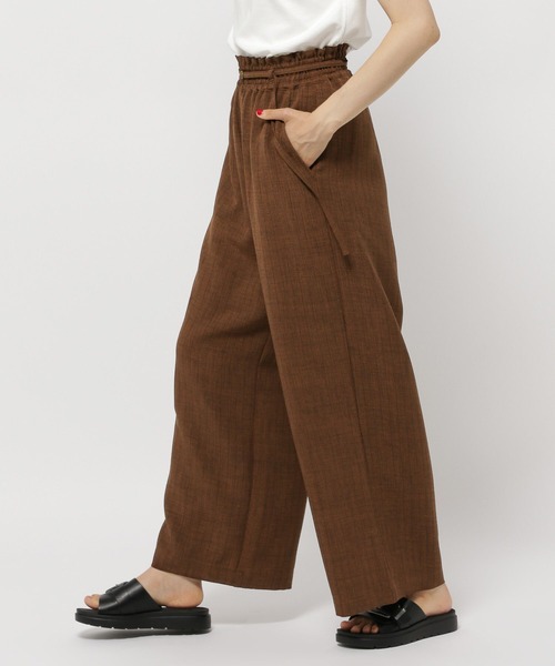 niko and…（ニコアンド） パンツ DRYリネンライクユルパンツ