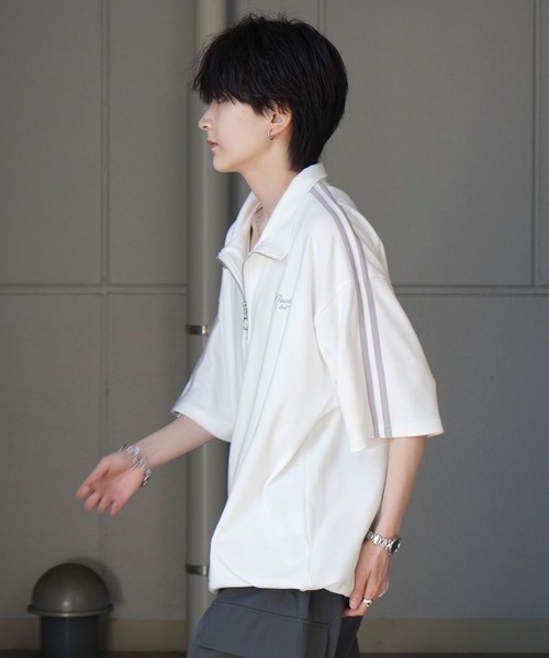 「Confirm」 半袖Tシャツ M チャコールグレー メンズ