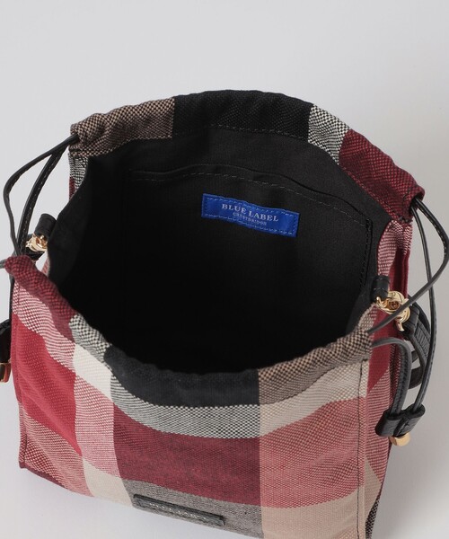 断捨離専用 ♡ ブルーレーベルクレストブリッジ 巾着 ショルダー ハンドバック BLUE LABEL CRESTBRIDGE ショルダーバッグ バッグ クレスト