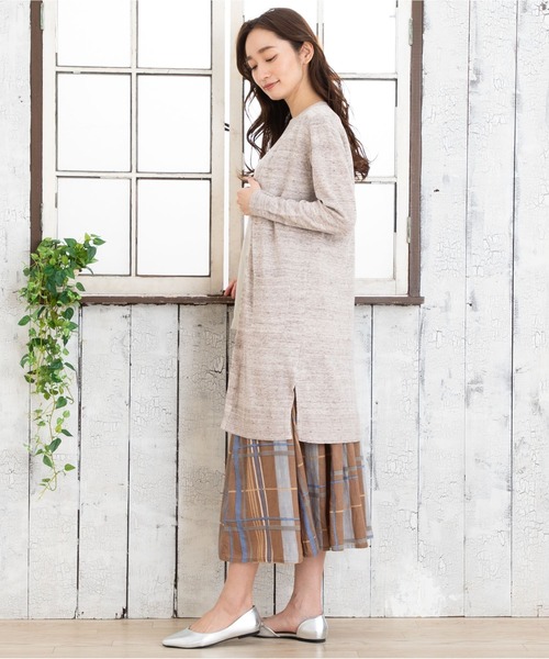 「sabstreet my standard」 ニットカーディガン 9号 グレー レディース_画像3