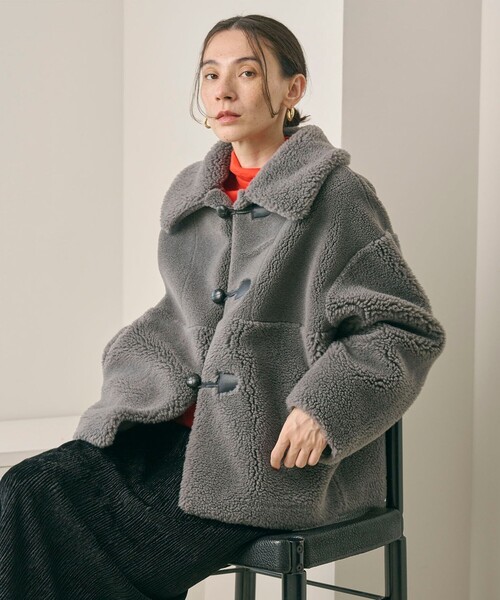 BEAUTY&YOUTH UNITED ARROWS フェイクムートンコート BEAUTY＆YOUTH UNITED ARROWS コート アウター 「WEB限定」ボア