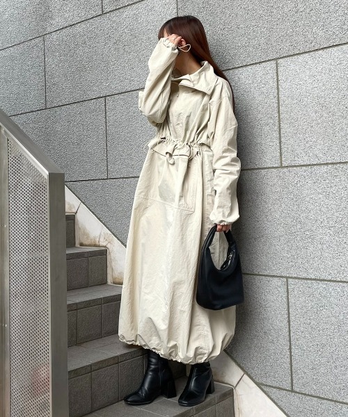 「AZUL ENCANTO」 長袖ワンピース - レッド レディース_画像5