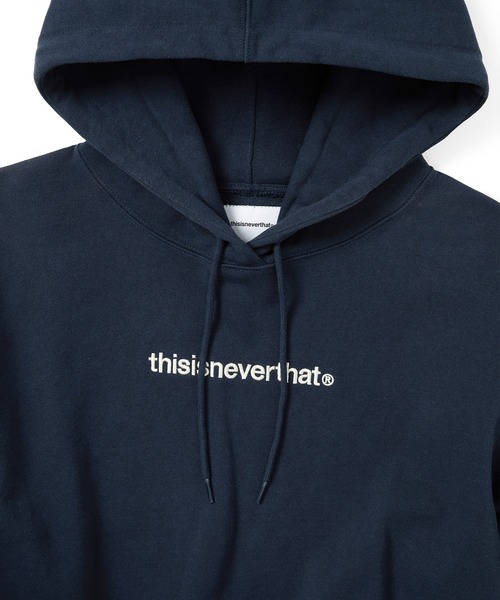 thisisneverthat パーカー サイズsネイビー thisisneverthat（ディスイズネバーザット） プルオーバーパーカー S