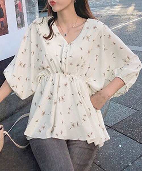 「Miniministore」 7分袖チュニック X-LARGE オフホワイト レディース_画像3