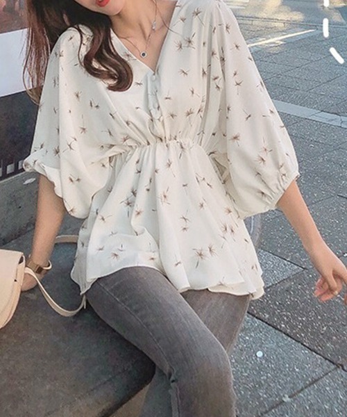 「Miniministore」 7分袖チュニック X-LARGE オフホワイト レディース_画像4