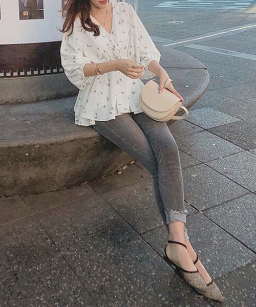 「Miniministore」 7分袖チュニック X-LARGE オフホワイト レディース_画像7