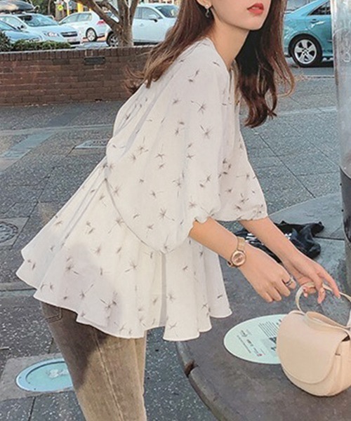 「Miniministore」 7分袖チュニック X-LARGE オフホワイト レディース_画像8