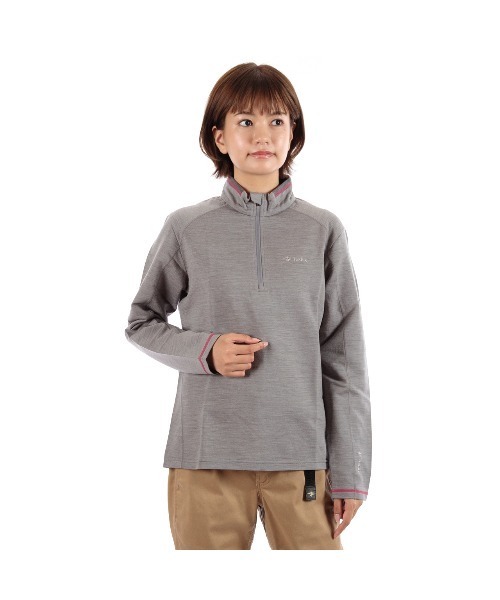Foxfire　レディース カットソー S Foxfire（フォックスファイヤー） tシャツ PPウールハーフZIP