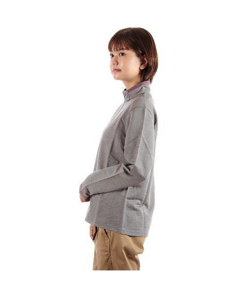 Foxfire　レディース カットソー S Foxfire（フォックスファイヤー） tシャツ PPウールハーフZIP
