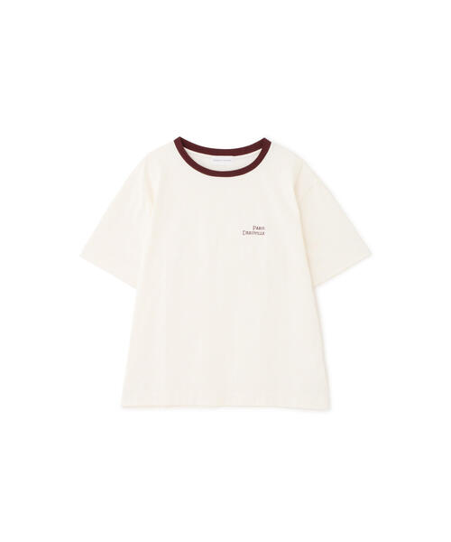 「human woman」 半袖Tシャツ MEDIUM ネイビー レディース_画像4