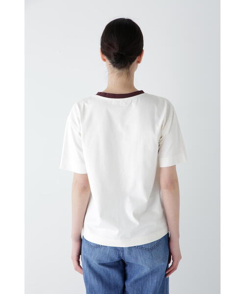 「human woman」 半袖Tシャツ MEDIUM ネイビー レディース_画像7