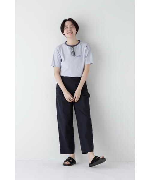 「human woman」 半袖Tシャツ MEDIUM ネイビー レディース_画像10