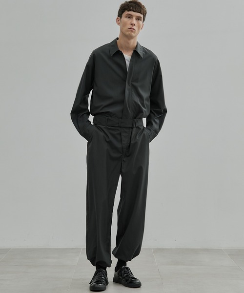 オールインワン Super120s Wool Typewriter Jumpsuit メンズの画像