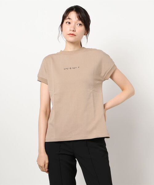 「To b. by agnes b.」 半袖カットソー 36 ベージュ レディース_画像2