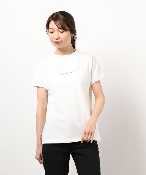 「To b. by agnes b.」 半袖カットソー 36 ベージュ レディース_画像6
