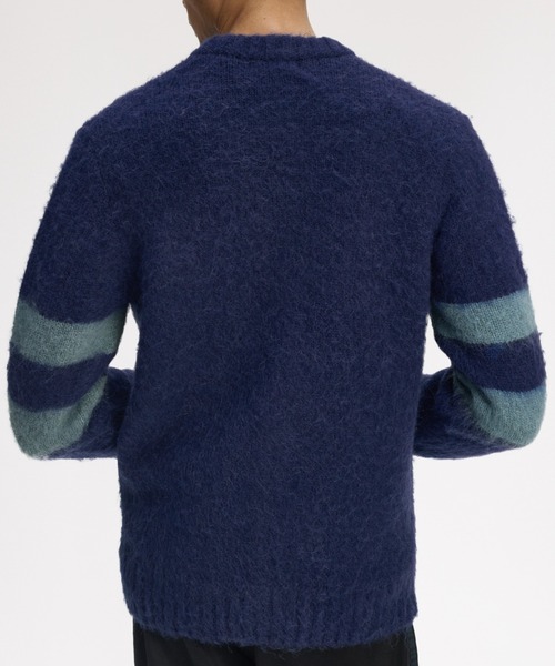 FREDPERRY カーディガン FRED PERRY（フレッドペリー） カーディガン Chunky Tipped Sleeve