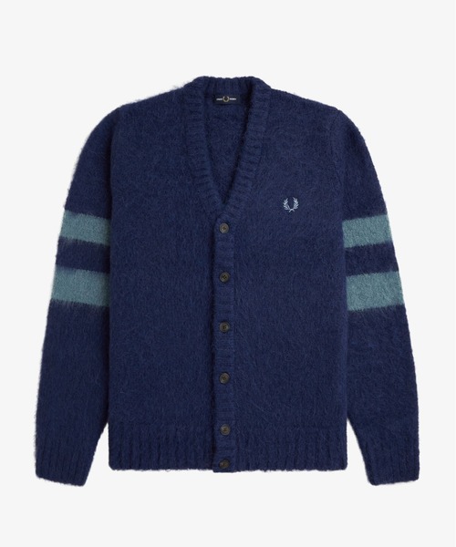 FRED PERRY（フレッドペリー） カーディガン Chunky Tipped Sleeve