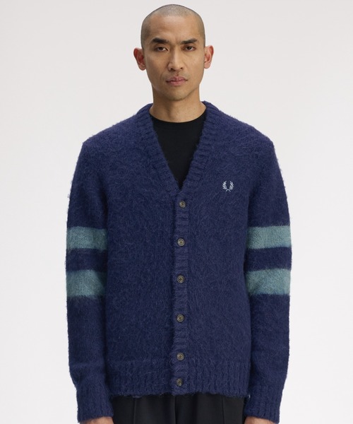 FRED PERRY（フレッドペリー） カーディガン Chunky Tipped Sleeve