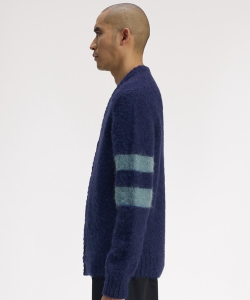 FRED PERRY（フレッドペリー） カーディガン Chunky Tipped Sleeve