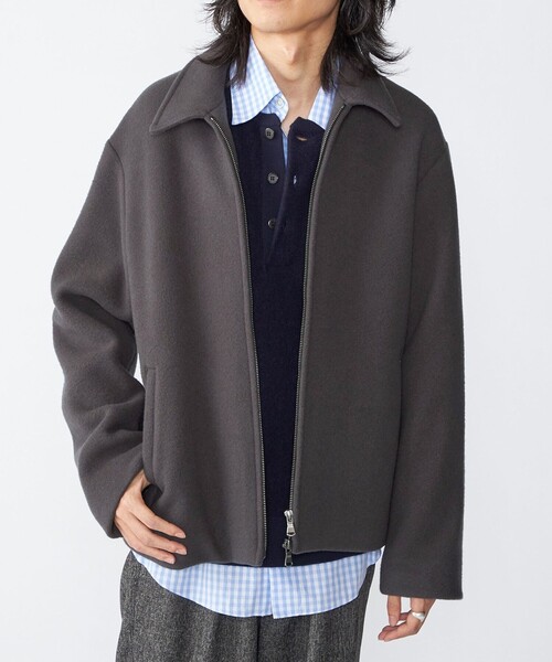 SHIPS（シップス） ブルゾン アウター SHIPS: メルトン ジップ