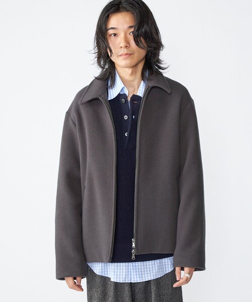 SHIPS ブルゾン SHIPS（シップス） ブルゾン アウター SHIPS: メルトン ジップ